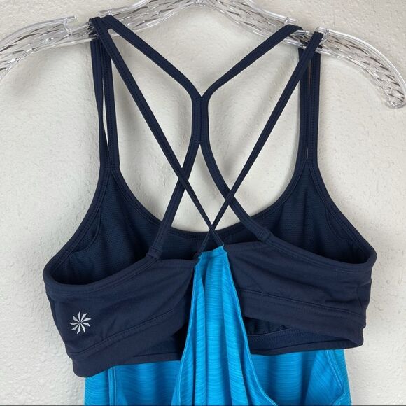 Athleta Shadow Stripe Energize Tank Size Small - Picture 6 of 6